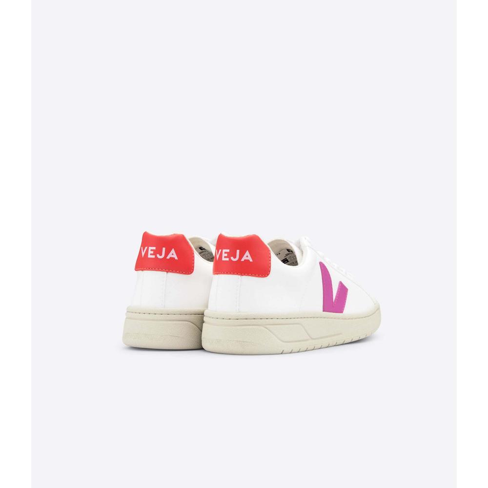 Veja URCA CWL Women's Sneakers White/Orange | CA 629ILH